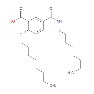 Benzoic acid, 5-[(octylamino)carbonyl]-2-(octyloxy)-