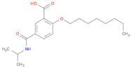 Benzoic acid, 5-[[(1-methylethyl)amino]carbonyl]-2-(octyloxy)-