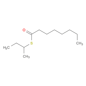 Octanethioic acid, S-(1-methylpropyl) ester