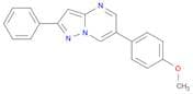 6-(4-Methoxyphenyl)-2-phenylpyrazolo[1,5-a]pyrimidine