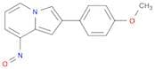 Indolizine,2-(4-methoxyphenyl)-8-nitroso-