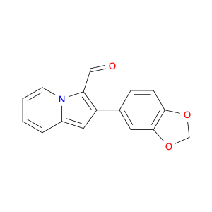 2-(1,3-Benzodioxol-5-yl)indolizine-3-carboxaldehyde