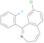 3H-2-Benzazepine, 8-chloro-1-(2-fluorophenyl)-