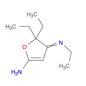 2-Furanamine, 5,5-diethyl-4-(ethylimino)-4,5-dihydro-