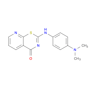 4H-Pyrido[3,2-e]-1,3-thiazin-4-one, 2-[[4-(dimethylamino)phenyl]amino]-
