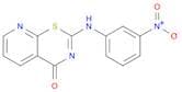 4H-Pyrido[3,2-e]-1,3-thiazin-4-one, 2-[(3-nitrophenyl)amino]-