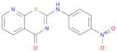 4H-Pyrido[3,2-e]-1,3-thiazin-4-one, 2-[(4-nitrophenyl)amino]-