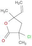 2(3H)-Furanone, 3-chloro-5-ethenyldihydro-3,5-dimethyl-