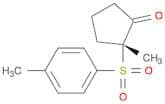 Cyclopentanone, 2-methyl-2-[(4-methylphenyl)sulfonyl]-, (R)-