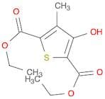 2,5-Thiophenedicarboxylic acid, 3-hydroxy-4-methyl-, diethyl ester