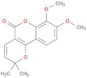 2H,5H-Pyrano[3,2-c][1]benzopyran-5-one, 7,8-dimethoxy-2,2-dimethyl-
