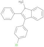 1H-Indene, 3-(4-chlorophenyl)-1-methyl-2-phenyl-