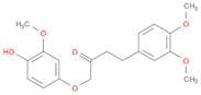 2-Butanone, 4-(3,4-dimethoxyphenyl)-1-(4-hydroxy-3-methoxyphenoxy)-