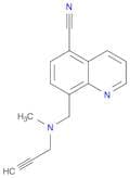 5-Quinolinecarbonitrile, 8-[(methyl-2-propynylamino)methyl]-