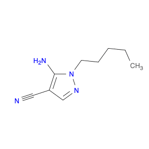 1H-Pyrazole-4-carbonitrile, 5-amino-1-pentyl-