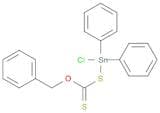 Stannane, chlorodiphenyl[[(phenylmethoxy)thioxomethyl]thio]-