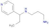1,3-Propanediamine, N-[1-(4-pyridinyl)propyl]-