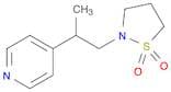 Pyridine, 4-[2-(1,1-dioxido-2-isothiazolidinyl)-1-methylethyl]-