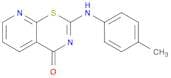 4H-Pyrido[3,2-e]-1,3-thiazin-4-one, 2-[(4-methylphenyl)amino]-