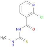 3-Pyridinecarboxamide, 2-chloro-N-[(methylamino)thioxomethyl]-