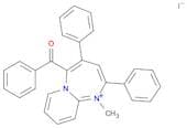 Pyrido[1,2-a][1,3]diazepinium, 5-benzoyl-1-methyl-2,4-diphenyl-, iodide