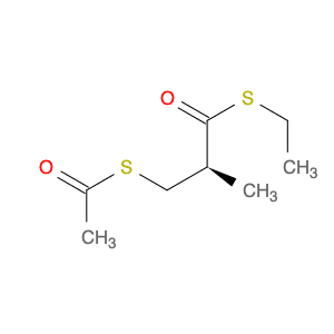 Propanethioic acid, 3-(acetylthio)-2-methyl-, S-ethyl ester, (S)-