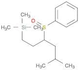 Silane, trimethyl[5-methyl-3-(phenylsulfinyl)hexyl]-