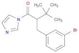 1H-Imidazole, 1-[2-[(3-bromophenyl)methyl]-3,3-dimethyl-1-oxobutyl]-