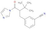 1H-Imidazole, 1-[2-[(3-cyanophenyl)methyl]-3,3-dimethyl-1-oxobutyl]-