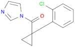 1H-Imidazole, 1-[[1-(2-chlorophenyl)cyclopropyl]carbonyl]-