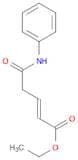 2-Pentenoic acid, 5-oxo-5-(phenylamino)-, ethyl ester, (E)-