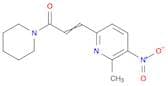 Piperidine, 1-[3-(6-methyl-5-nitro-2-pyridinyl)-1-oxo-2-propenyl]-
