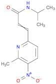 2-Propenamide, N-(1-methylethyl)-3-(6-methyl-5-nitro-2-pyridinyl)-