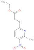 2-Propenoic acid, 3-(6-methyl-5-nitro-2-pyridinyl)-, ethyl ester