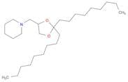 Piperidine, 1-[(2,2-dinonyl-1,3-dioxolan-4-yl)methyl]-