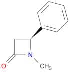 2-Azetidinone, 1-methyl-4-phenyl-, (S)-