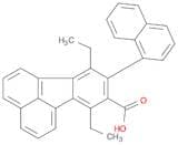 8-Fluoranthenecarboxylic acid, 7,10-diethyl-9-(1-naphthalenyl)-