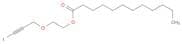 Dodecanoic acid, 2-[(3-iodo-2-propynyl)oxy]ethyl ester