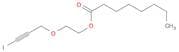 Octanoic acid, 2-[(3-iodo-2-propynyl)oxy]ethyl ester