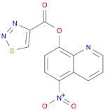 1,2,3-Thiadiazole-4-carboxylic acid, 5-nitro-8-quinolinyl ester