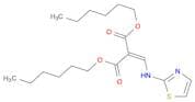 Propanedioic acid, [(2-thiazolylamino)methylene]-, dihexyl ester