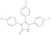 2H-Imidazol-2-one, 1,4,5-tris(4-chlorophenyl)-1,3-dihydro-