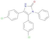 2H-Imidazol-2-one, 4,5-bis(4-chlorophenyl)-1,3-dihydro-1-phenyl-