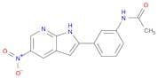 Acetamide, N-[3-(5-nitro-1H-pyrrolo[2,3-b]pyridin-2-yl)phenyl]-