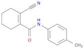 1-Cyclohexene-1-carboxamide, 2-cyano-N-(4-methylphenyl)-