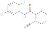 1-Cyclohexene-1-carboxamide, N-(5-chloro-2-fluorophenyl)-2-cyano-