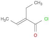 2-Butenoyl chloride, 2-ethyl-, (E)-