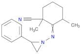 Cyclohexanecarbonitrile, 1,3-dimethyl-2-[(2-phenyl-1-aziridinyl)imino]-