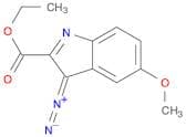 3H-Indole-2-carboxylic acid, 3-diazo-5-methoxy-, ethyl ester