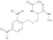 Propanamide, 2-(acetylamino)-3-[(2,4-dinitrophenyl)dithio]-N-methyl-